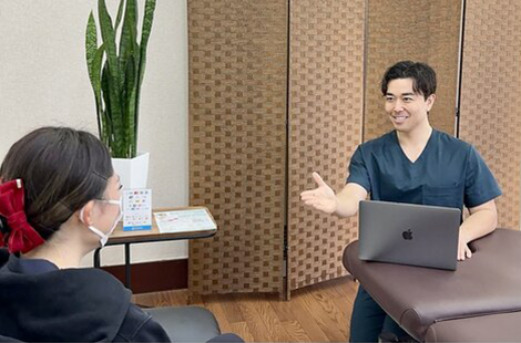 問診表の記入＆カウンセリング