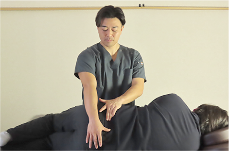 身体の動きを検査
